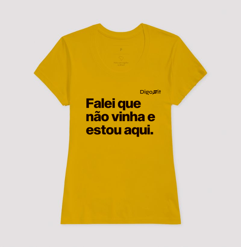 CAMISETA ACADEMIA FALEI QUE NÃO VINHA E ESTOU AQUI - Imagem 15