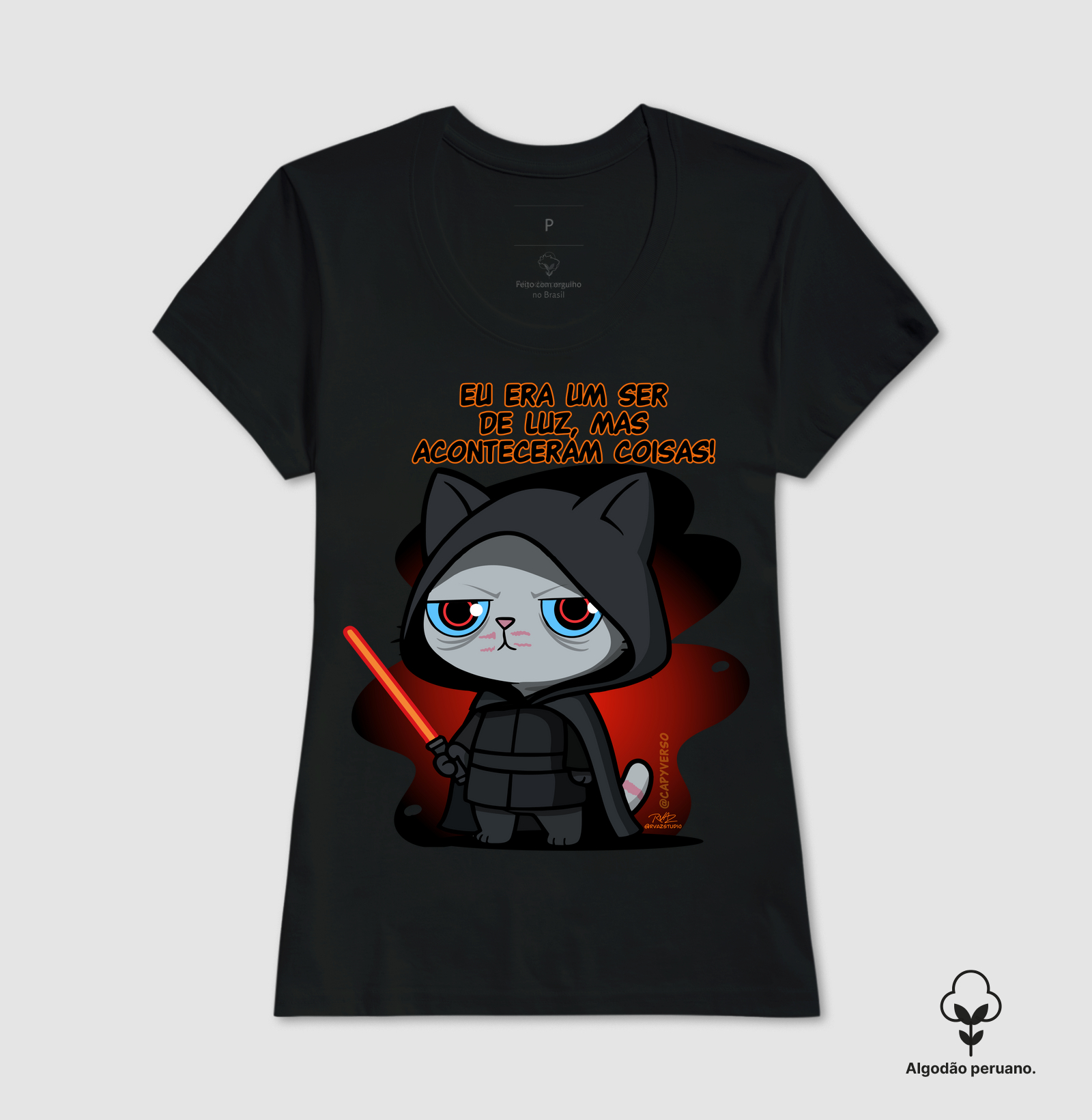 Camiseta Gato Sincero coisas - Imagem 4