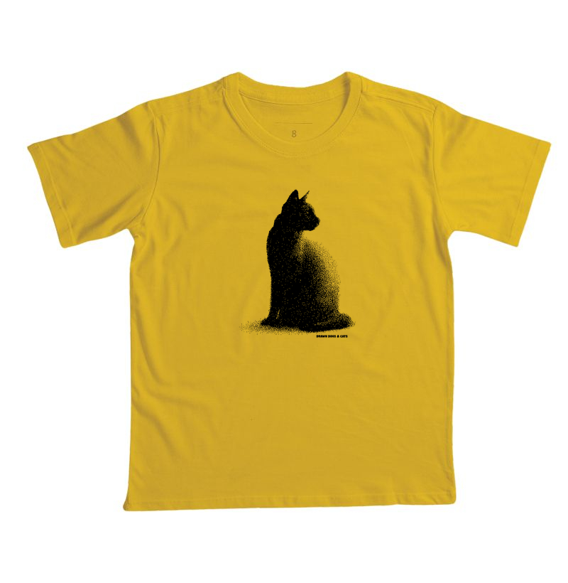 Gato pontilhismo olhando para trás - Imagem 4