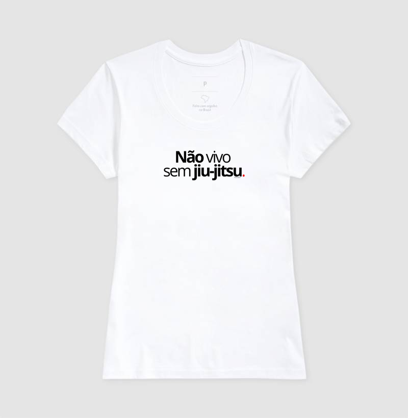 Camisetas Casal Jiu-Jitsu | Não Vivo sem Jiu-Jitsu (valor unitário) - Imagem 6