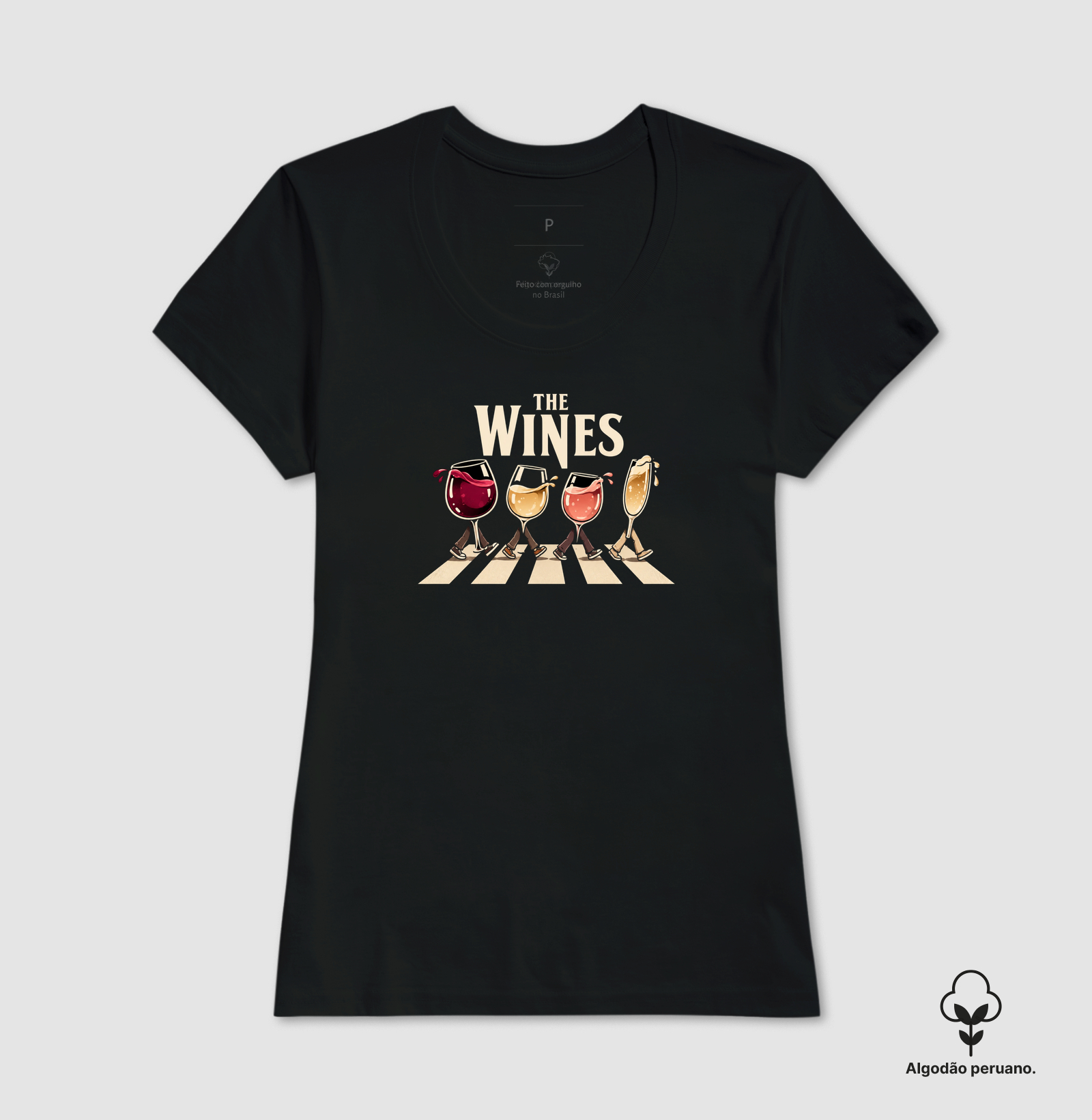 Camiseta The Wines – Taças de Vinho na Faixa de Pedestres - Imagem 2