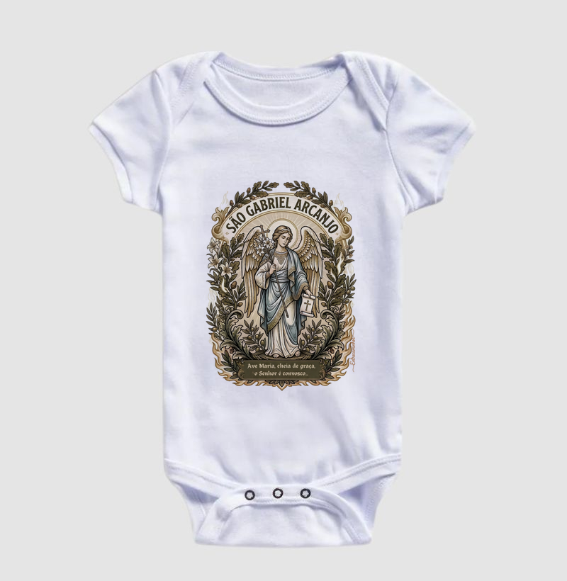 São Gabriel Arcanjo – Mensageiro da Anunciação | Arte Botânica Exclusiva - Imagem 3