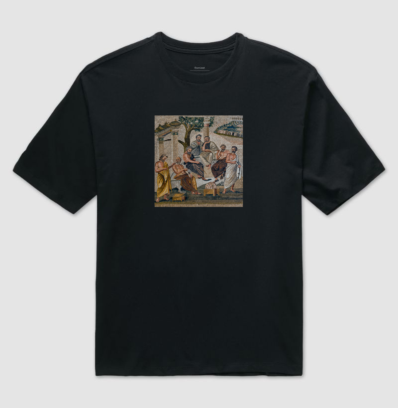 A Academia de Platão — Mosaico de Pompeia - Imagem 3