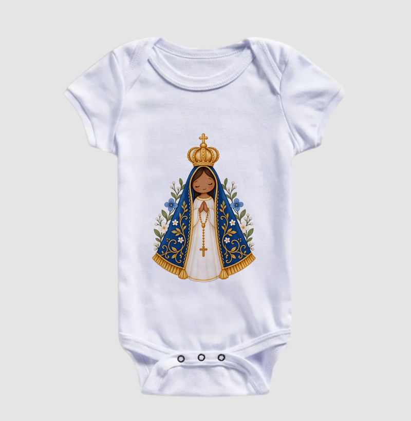 Nossa Senhora Aparecida - Aquarela Florida - Baby - Imagem 2