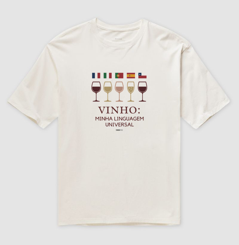 Camiseta Vinho: Minha Linguagem Universal - Imagem 4