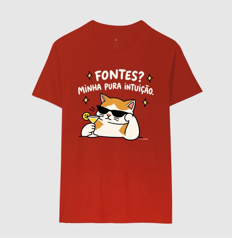 Camiseta Fontes? Minha Pura Intuição - Imagem 10
