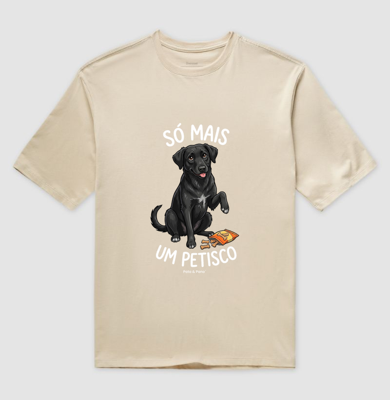 CAMISETA OVERSIZED VIRA-LATA PRETO PETISCO - Imagem 3