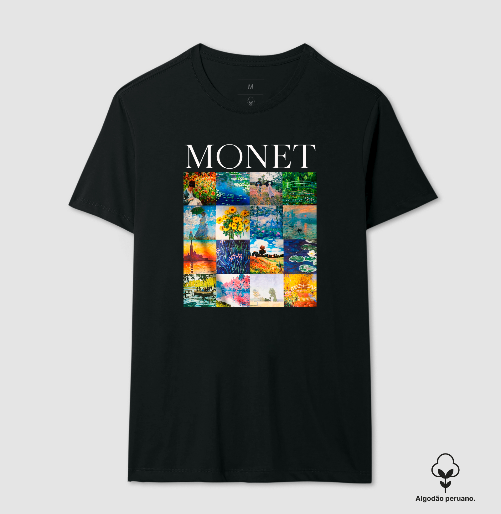Camiseta Monet Art Collection Algodão Peruano  - Imagem 3