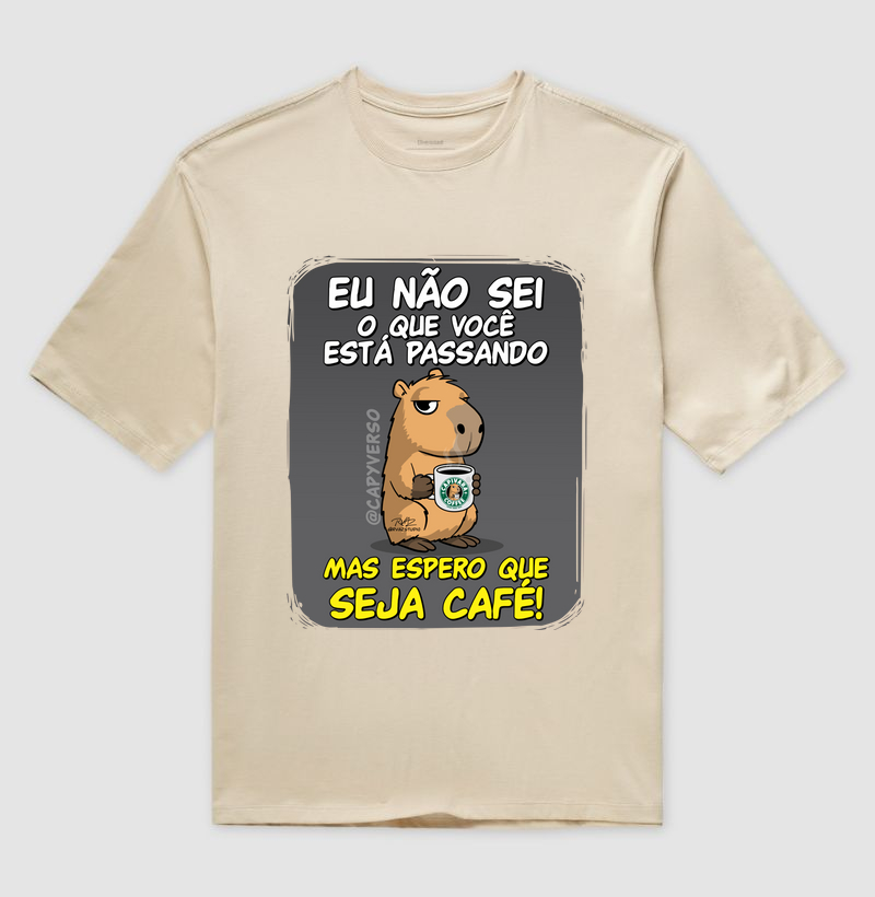 Camiseta Capivara Seja Café - Imagem 3