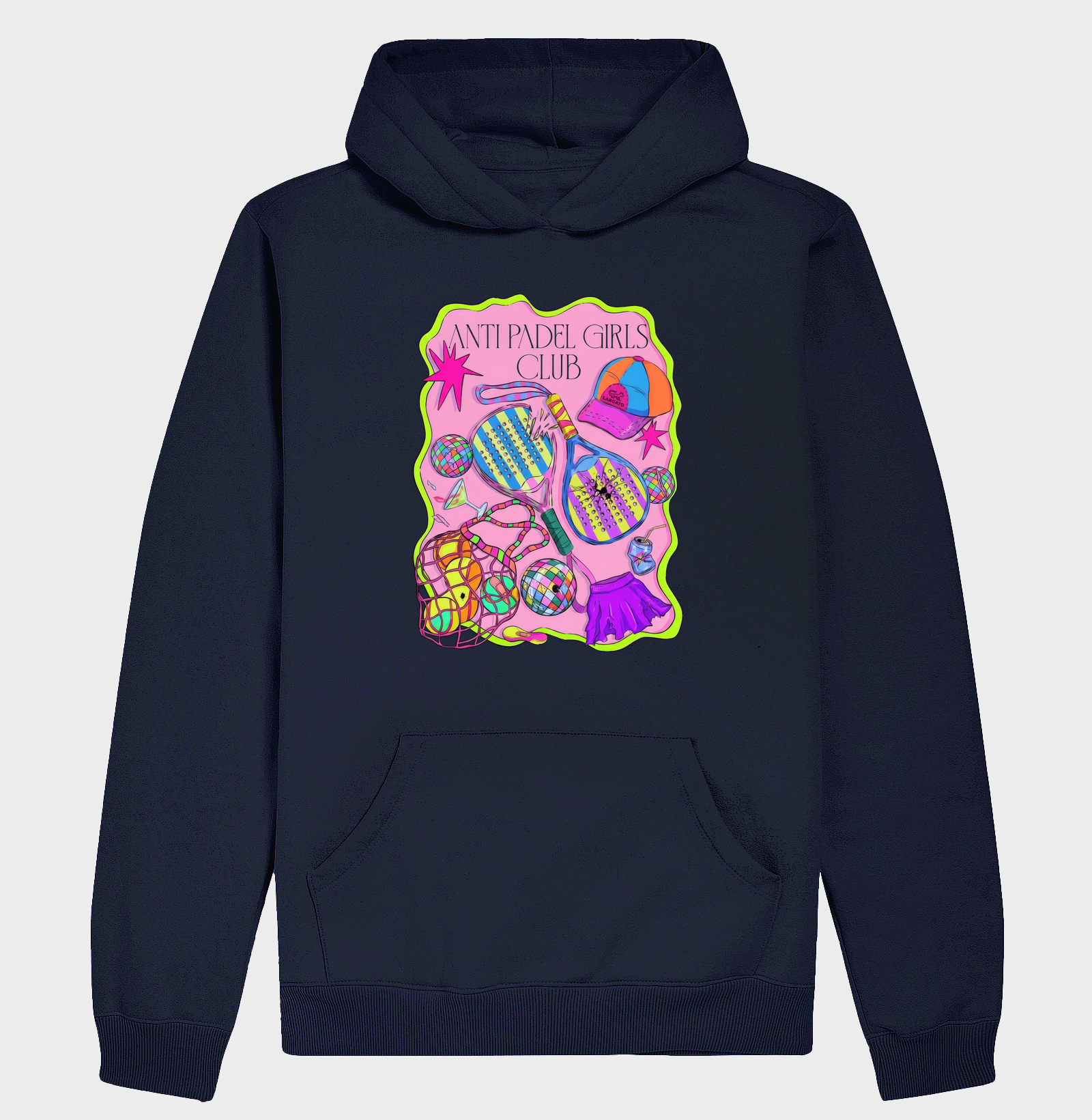 Camiseta Feminina Anti Padel Girls Club Rosa - Imagem 4