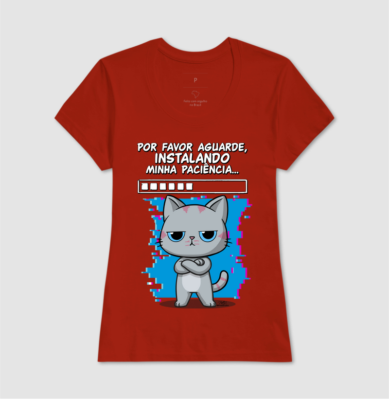 Camiseta Gato Sincero Paciência - Imagem 11