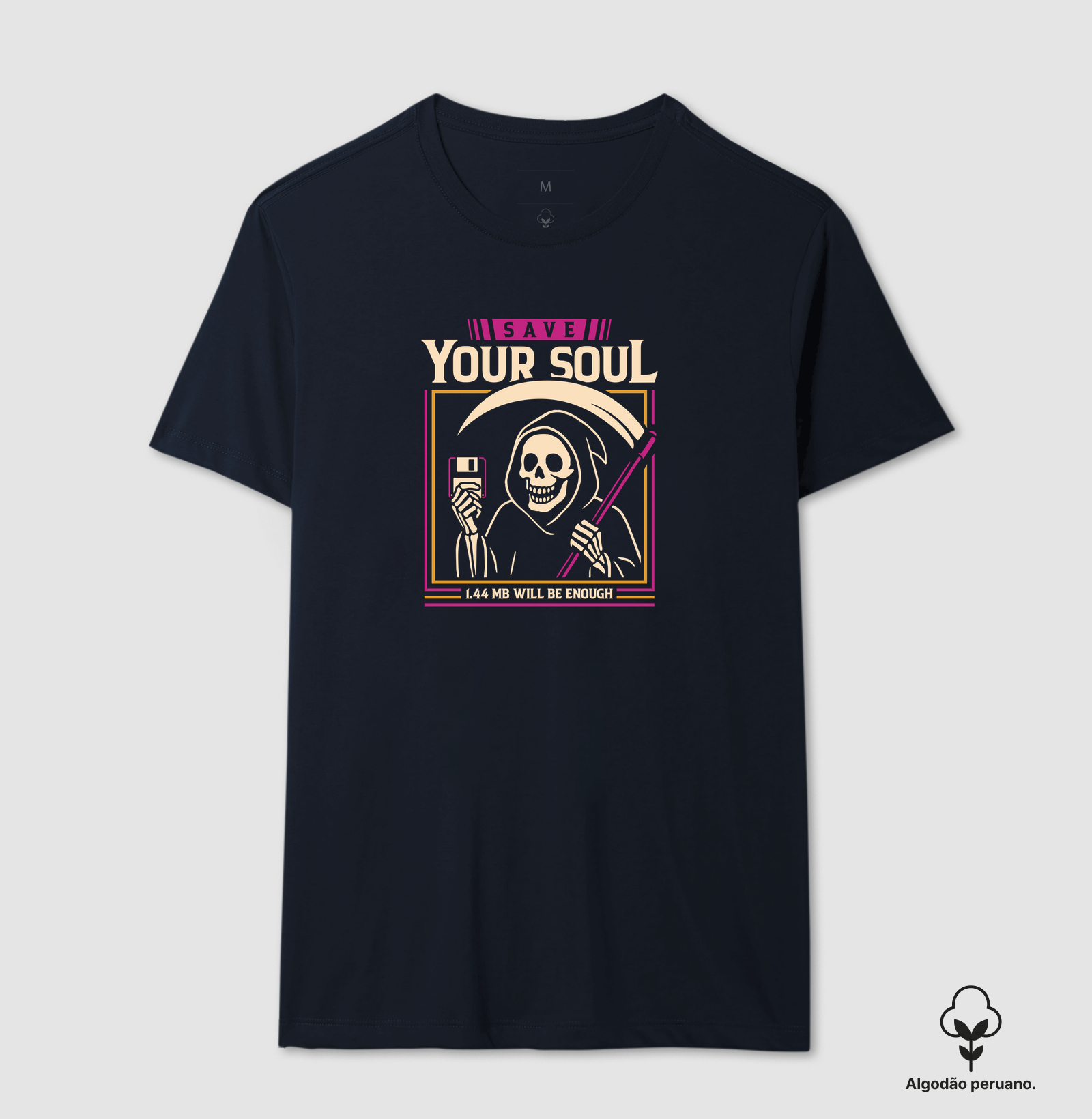 Camiseta Algodão Peruano Salve sua alma - Imagem 4