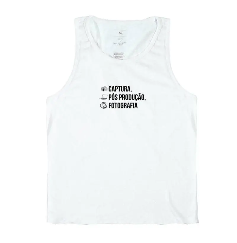 Camiseta regata captura, pós produção, fotografia - Imagem 2