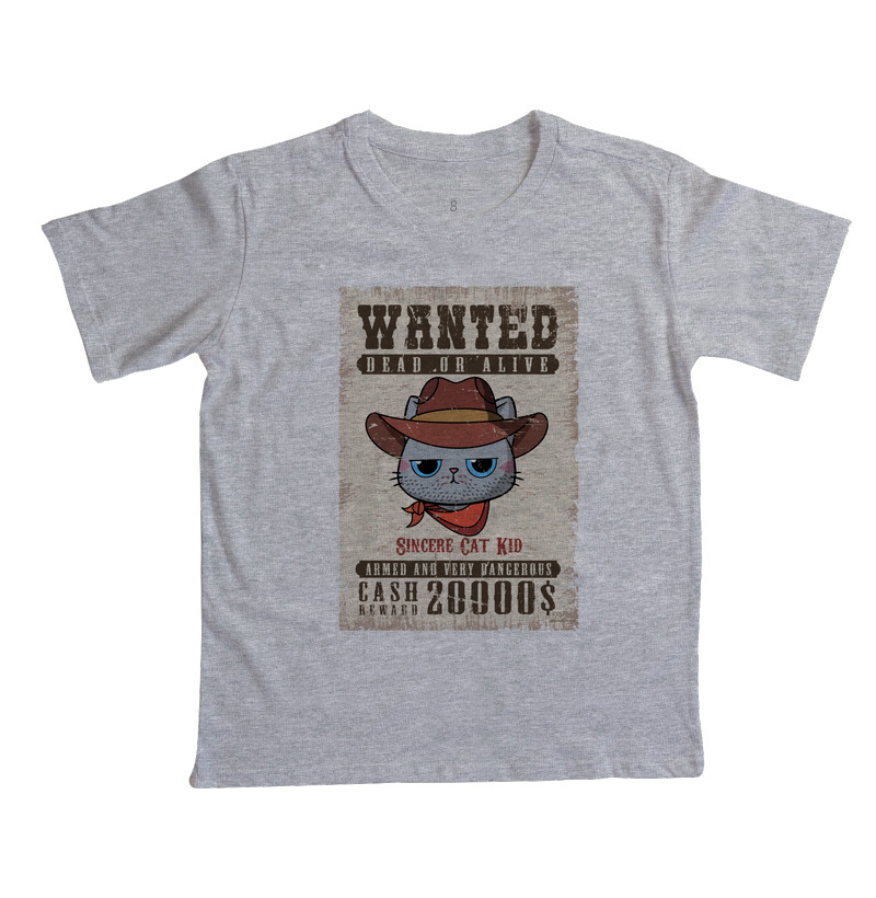 Camiseta Wanted Cat Kid - Imagem 3