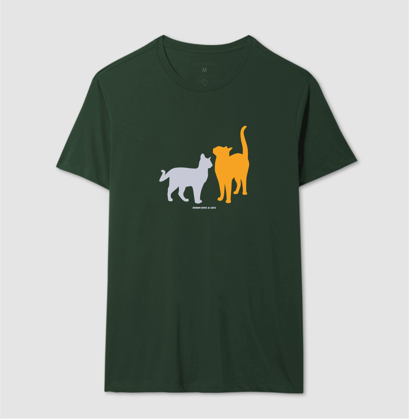 Silhuetas gatos laranja e cinza - Imagem 11