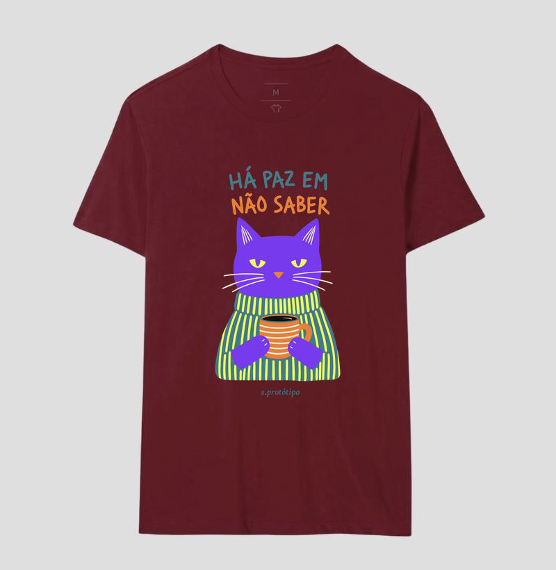 Camiseta Há Paz em Não Saber - Imagem 16