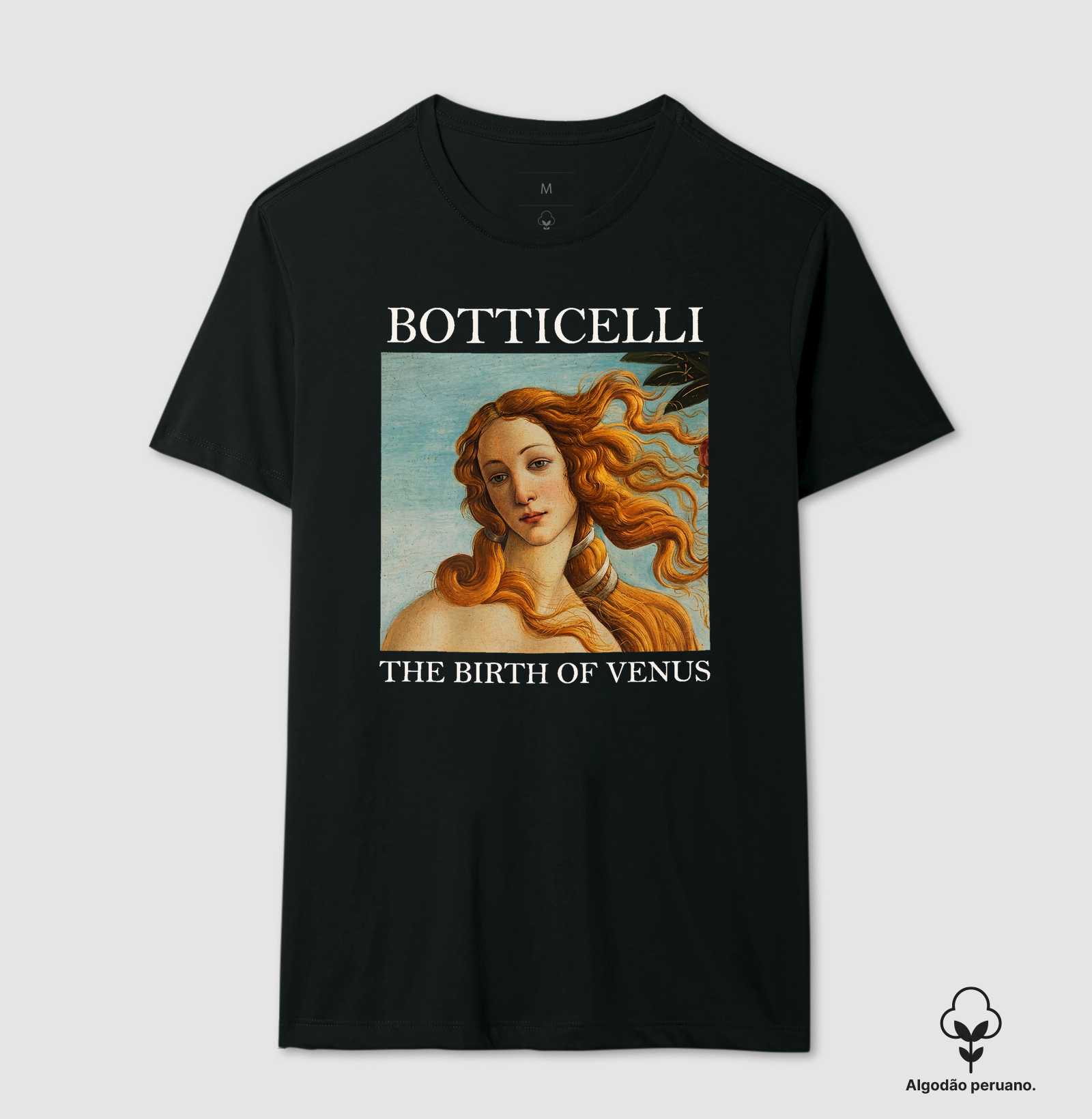 Camiseta Sandro Botticelli – O Nascimento de Vênus (The Birth of Venus) | Algodão Premium  - Imagem 5