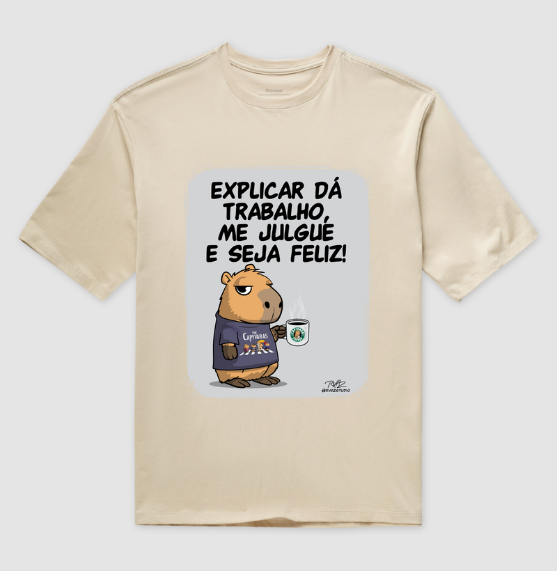 Camiseta Capivara me julgue - Imagem 3