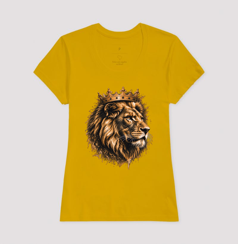 Leão Coroado — Camiseta Oversized - Imagem 15
