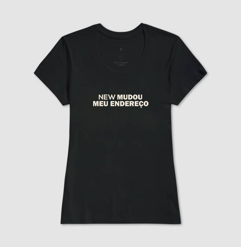 Camiseta NEW Mudou Meu Endereço - Imagem 3