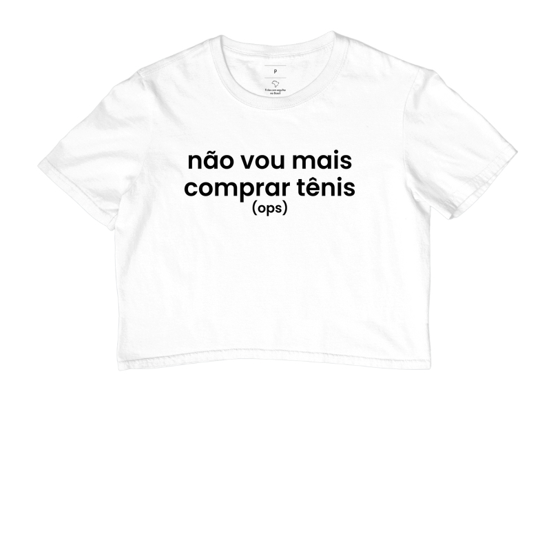 Cropped Corrida - Não Vou Mais Comprar Tênis - Imagem 3