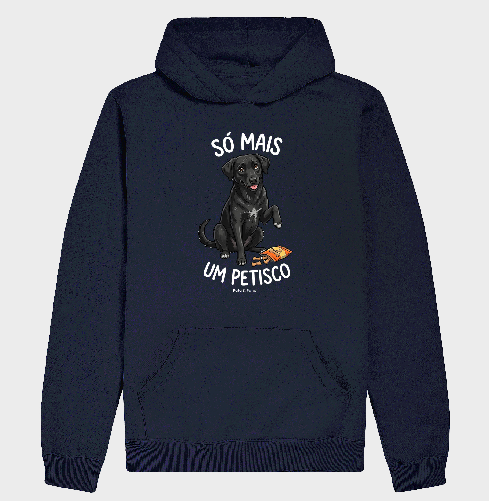 HOODIE MOLETOM VIRA-LATA PRETO PETISCO - Imagem 4