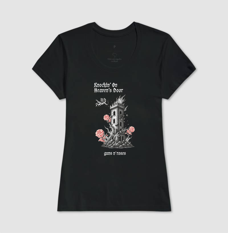  Camiseta Torre Guns Coleção Música. Masculino e feminino. Algodão Premium. - Imagem 3