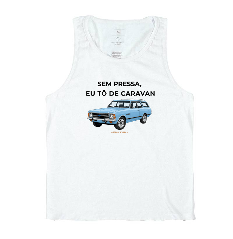 Sem pressa, eu tô de Caravan - azul claro - Imagem 2