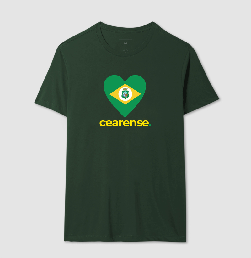 Camiseta Coração Cearense. | OxenteWear - Imagem 8