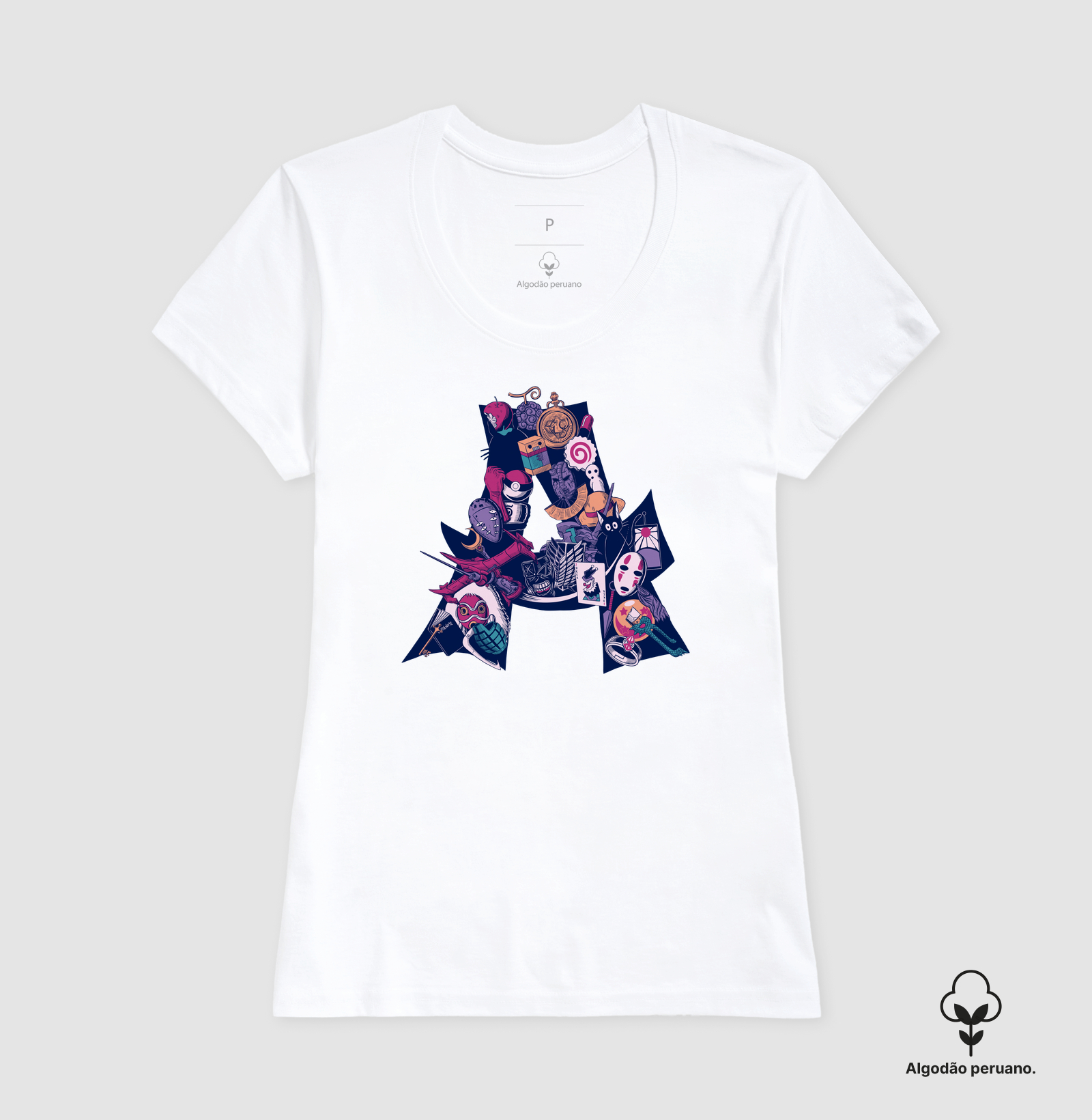 Camiseta Algodão Peruano A é de Anime - Imagem 6