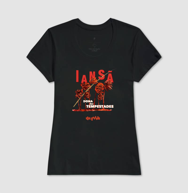 camiseta IANSÃ dona das tempestades feminina - Imagem 2