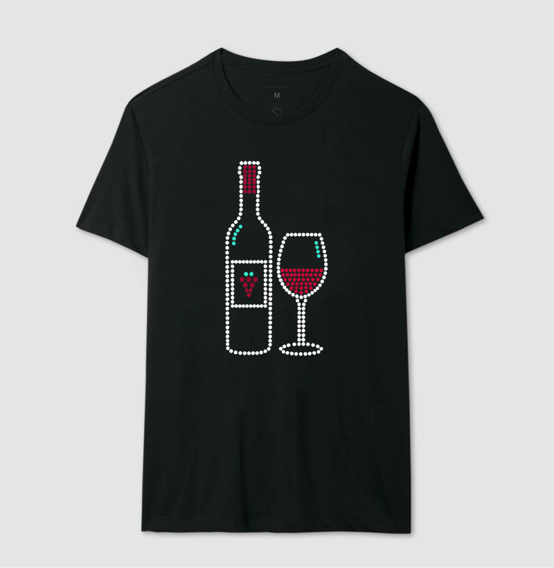 Vinho e Taça de Bolinhas - Imagem 2