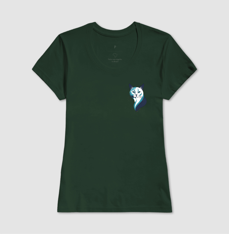 Gata Azul Minimalista - Imagem 12