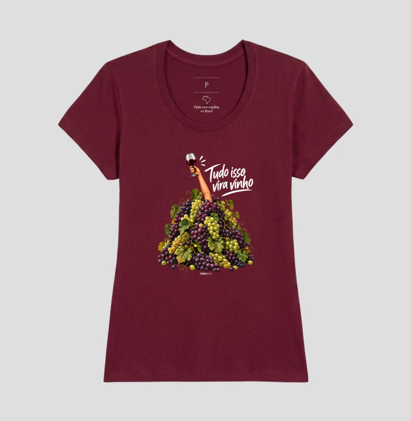 Camiseta “Tudo Isso Vira Vinho” – Humor & Lifestyle - Imagem 17