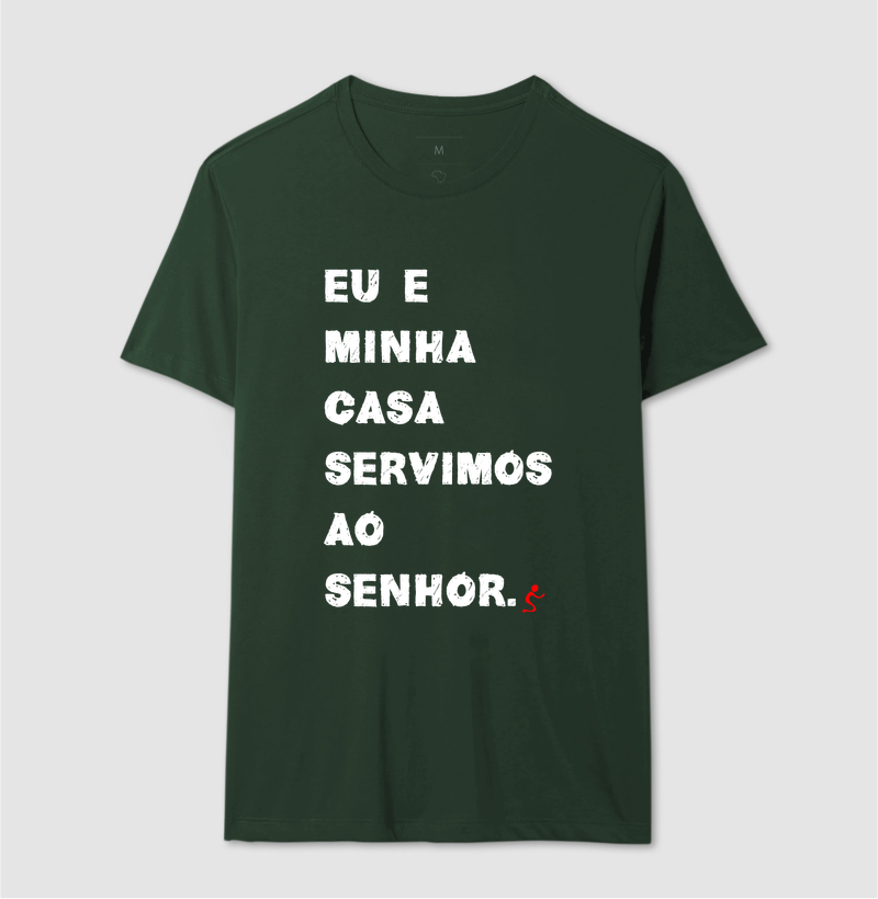 Camiseta Cristã Eu e Minha Casa Serviremos ao Senhor - Imagem 12