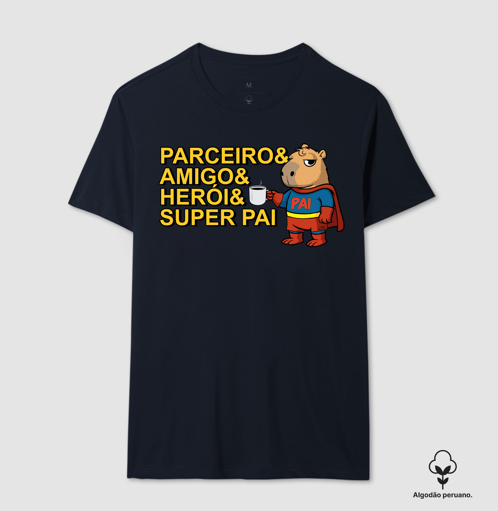 Camiseta Capivara Pai Super - Imagem 7