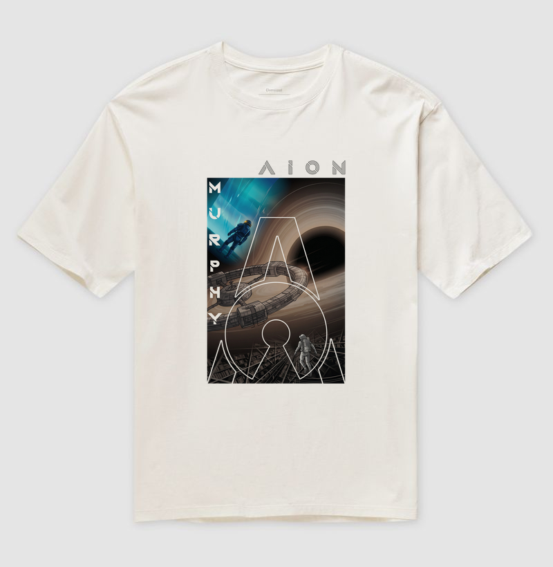 Camiseta Oversized Murphy | Linha Abstract — Aion Abstract - Imagem 2