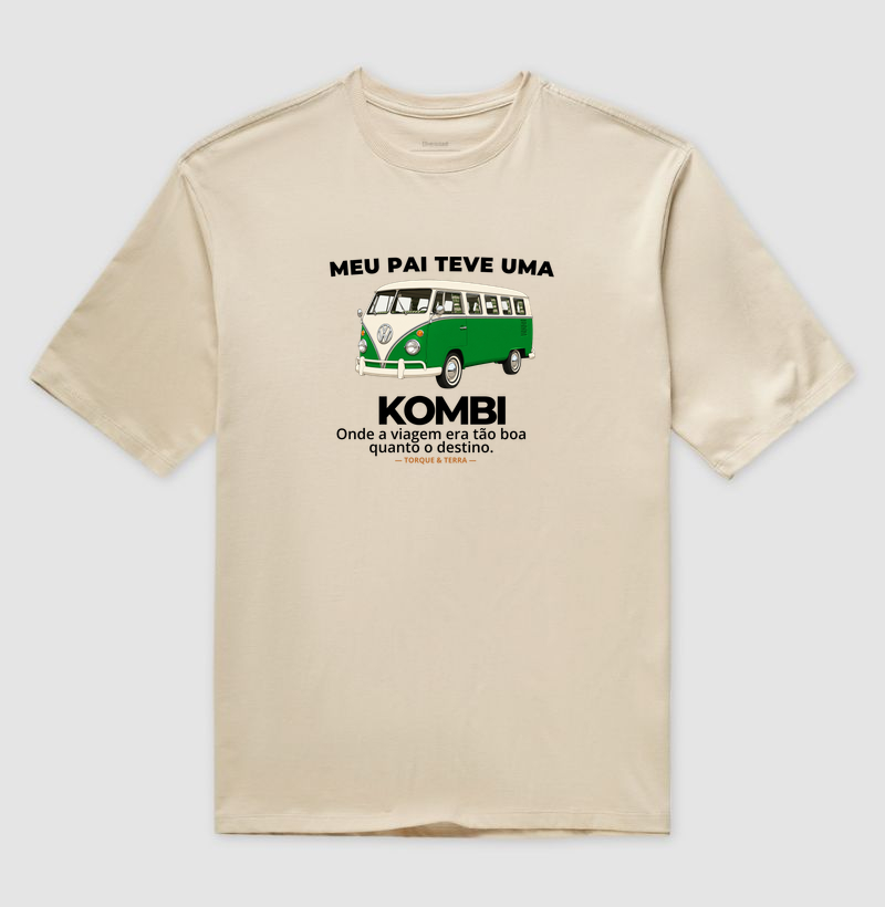 Meu pai teve uma - KOMBI - verde com off-white - Imagem 3