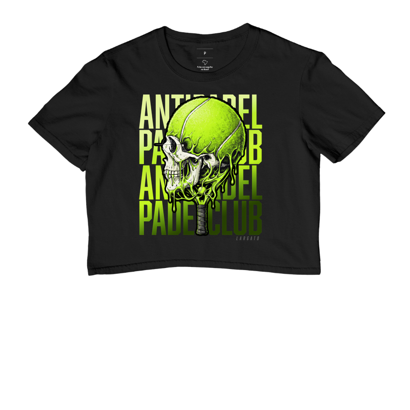 Camiseta Anti-Padel Caveira Verde - Imagem 2