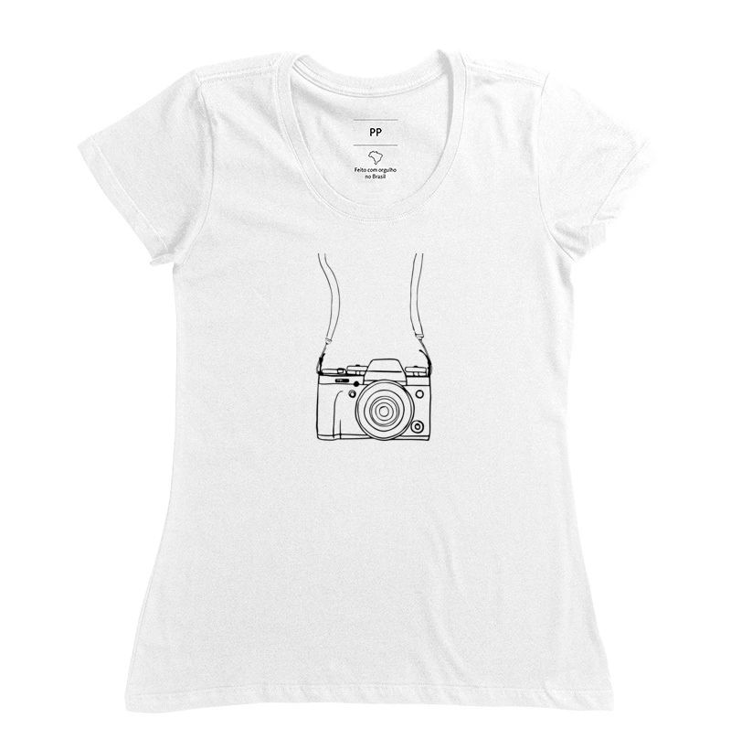 Camiseta câmera fotográfica - Imagem 5