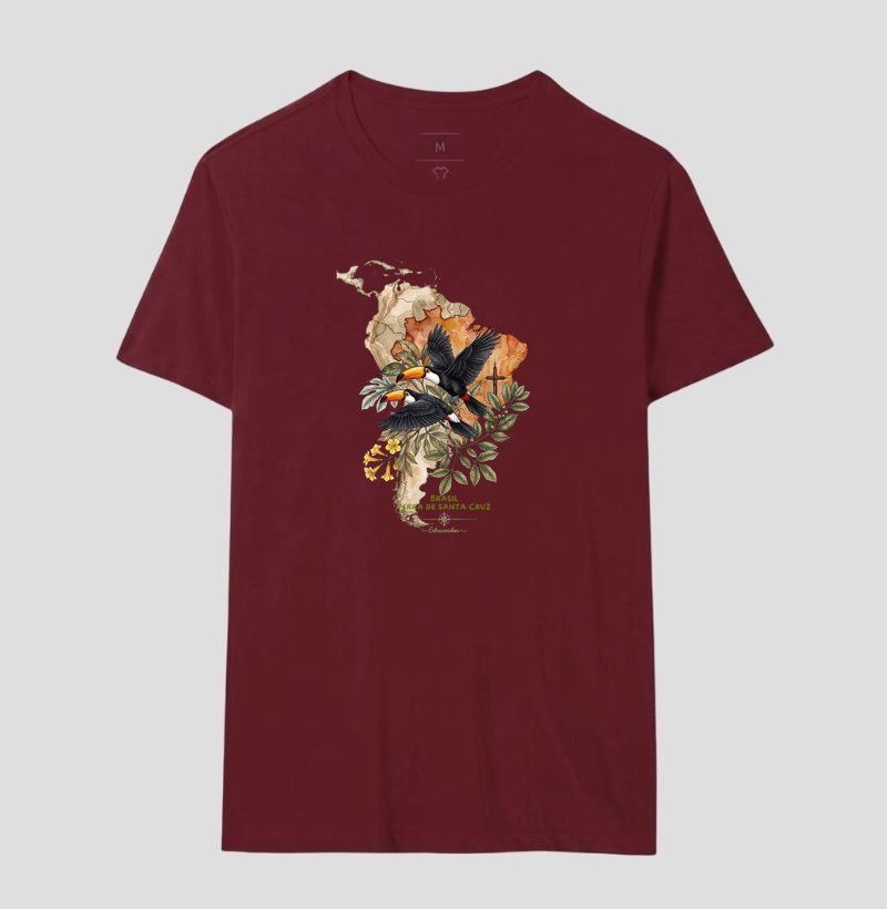 Camiseta Tucanos & Ipê - Brasil Terra de Santa Cruz - Fé, História e Natureza - Imagem 18