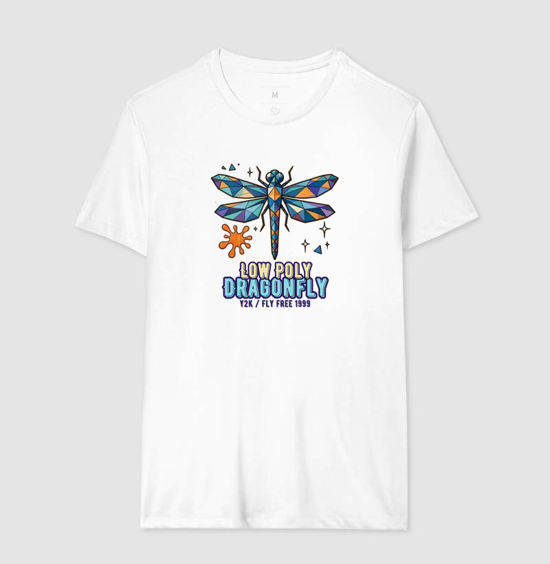 Camiseta Y2K Low Poly Dragonfly - Imagem 4