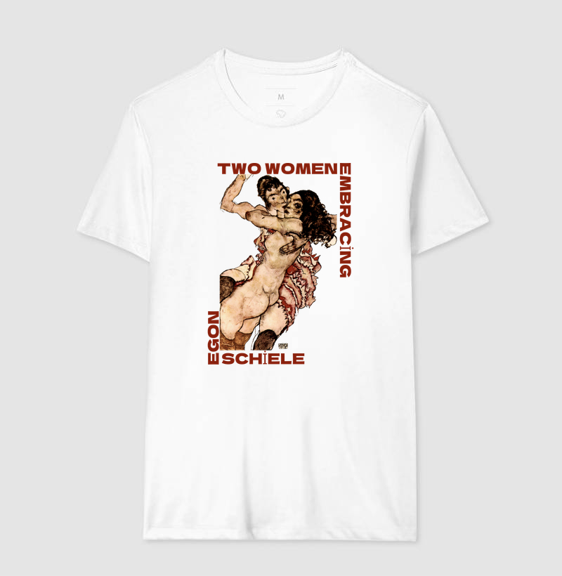 Duas mulheres se abraçando (1915) - Egon Schiele - Imagem 4
