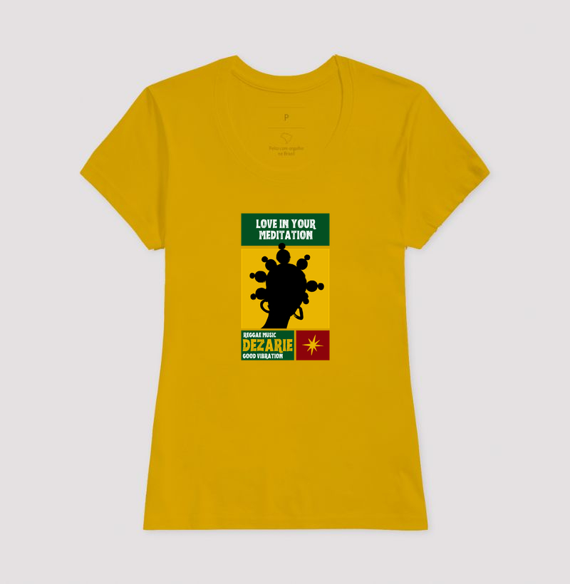 Love In Your Meditation. Coleção Reggae.  Masculino e feminino. Algodão Premium. - Imagem 16