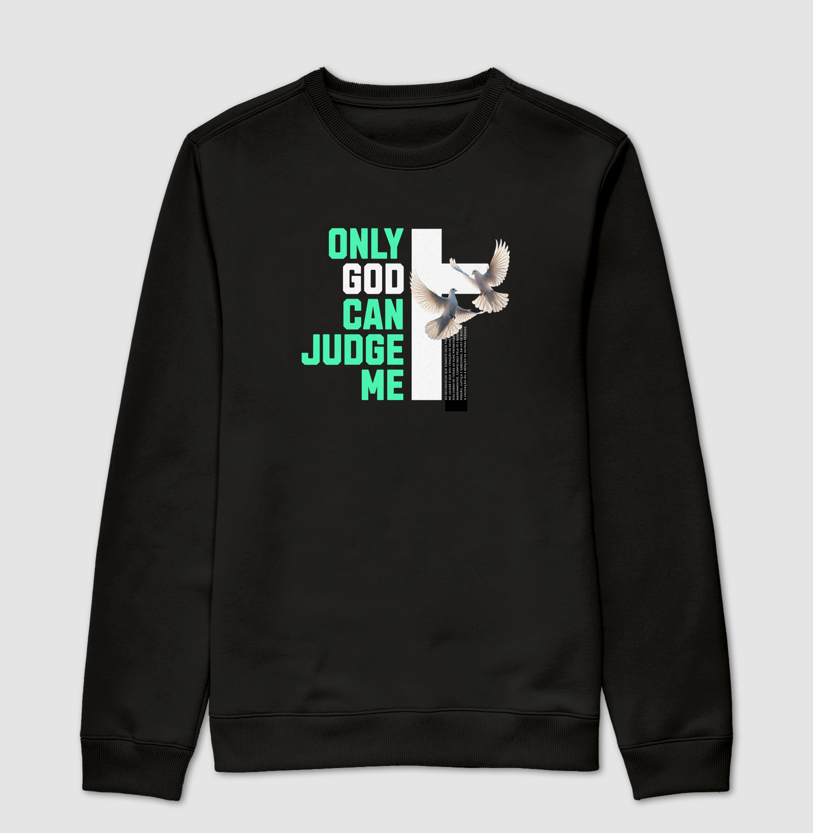 Suéter Moletom Only God Can Judge Me - Imagem 2