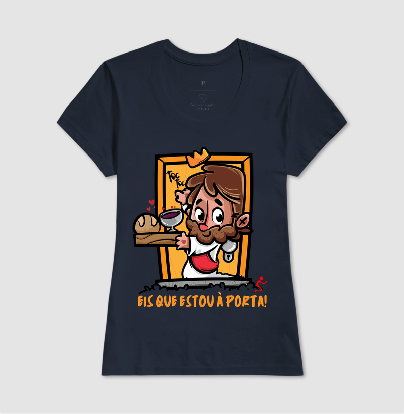 Camiseta Cristã Jesus Está à Porta - Imagem 7