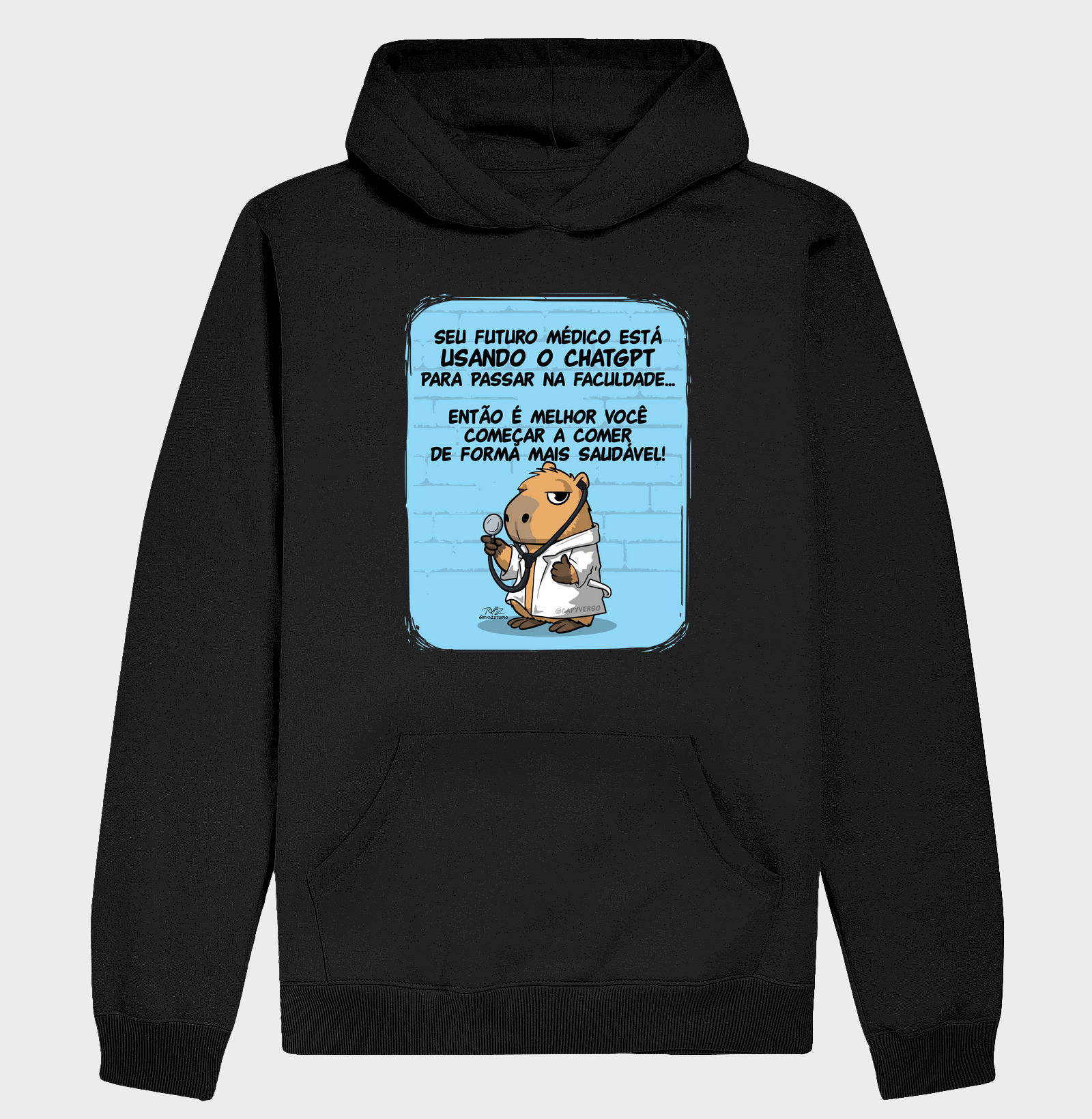 Camiseta Capivara Médico - Imagem 2