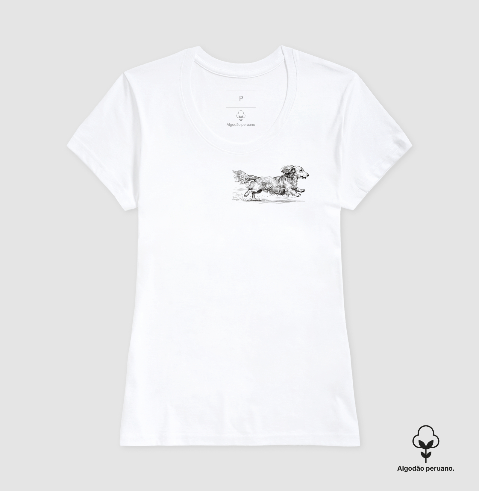 Dachshund Pelo Longo - Desenho - Imagem 5