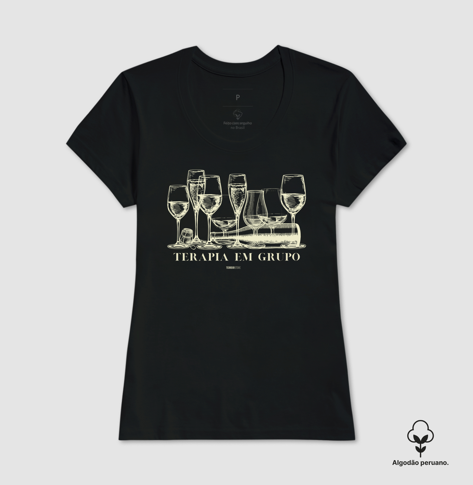 Camiseta Vinho - Terapia em Grupo - Imagem 2