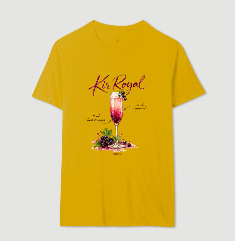 Camiseta Kir Royal – Drink com Espumante e Licor de Cassis - Imagem 12